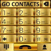 THEME GO CONTACTS GOLD METAL Mod