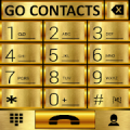THEME GO CONTACTS GOLD METAL‏ Mod