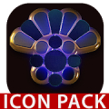 OCEAN icon pack blue black gold icon