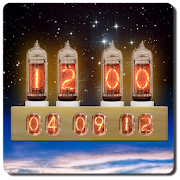 Nixie Tube Clock Widget Mod