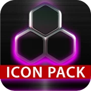 GLOW PINK icon pack HD 3D