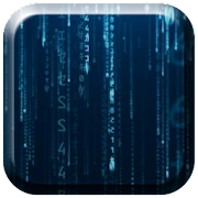 Blue Code Live Wallpaper