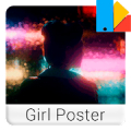 Girl Poster Xperia™ Theme Mod