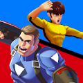 Superhero Captain X vs Kungfu icon