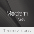 Modern Grey Theme + Icons‏ Mod