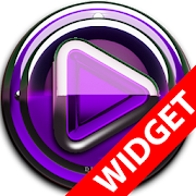 Poweramp widget Purple Glas Mod