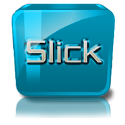 Slick Launcher Theme Cyan Mod