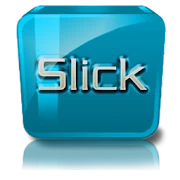 Slick Launcher Theme Cyan