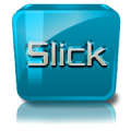 Slick Launcher Theme Cyan‏ Mod