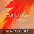 RainDrops Premium Orange Theme Mod