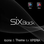 Six Black Theme + Icons