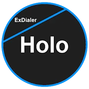 ExDialer Theme Flat Holo Blue