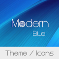 Modern Blue Theme + Icons‏ Mod