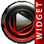 Poweramp skin widget Red Glow Mod