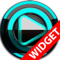 Poweramp widget BLACK Turquois Mod