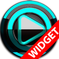 Poweramp widget BLACK Turquois‏ APK