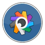 Blue circle CM13 theme Mod