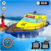 agua barco Táxi simulador