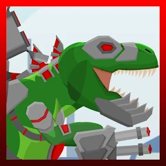 Cyborg Titan Rex: City Rampage Mod