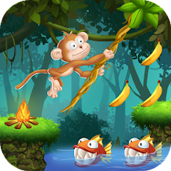 Jungle Monkey Run 2019 Mod