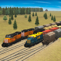 Train and rail yard simulator icon