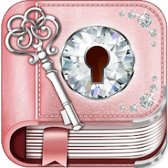 Cute Rose Gold Diary App Mod