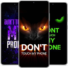 Don't touch my phone wallpaper Mod
