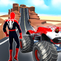 Superhero Mega Ramp Car Stunt icon