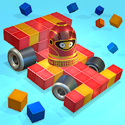 Pixel Car Racing Blocky Crash Mod