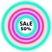Neon Glow Rings - Icon Pack Mod