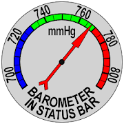 Barometer In Status Bar Mod