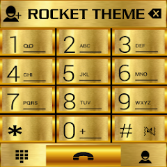 Theme Gold Metal RocketDial Mod