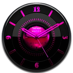 MONROE pink Designer Clock Wid Mod