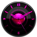 MONROE pink Designer Clock Wid icon