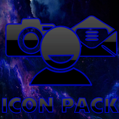 ICON PACK DARK SPACE BLUE Mod