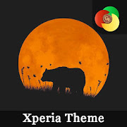 Orange moon | Xperia™Theme  + Mod