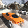 Salju mobil melayang balap Mod