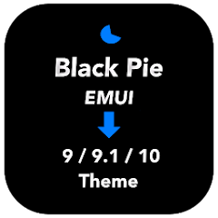 Black Pie Theme for EMUI 9 / 9 Mod