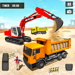 Heavy Excavator Crane Simulato Mod