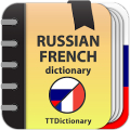 Russian-french dictionary icon