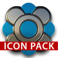 SKIPPER HD Icon Pack light blue‏ Mod