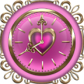 Pink Love Clock Widget Collection Mod