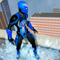 Snow Storm Super Human: Flying Ice Superhero War Mod