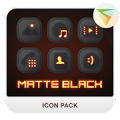 MATTE BLACK Icon Pack Mod