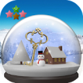 Snow globe and Snowscape icon