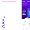Wave Zooper Widget Theme icon