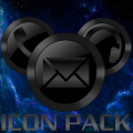 ICON PACK DARK METAL THEME‏ Mod