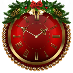 Merry Christmas Clock Widget Mod