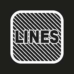 Lines Square - White Icon Pack Mod