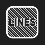 Lines Square - White Icon Pack